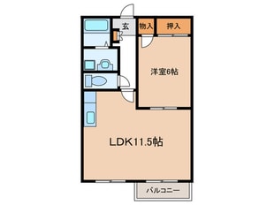 コ－ポ高丸の物件間取画像